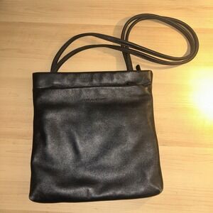 Derek Alexander black leather double‎ strap shoulder/tote bag purse